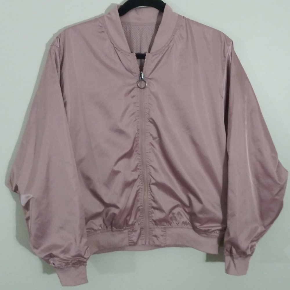Fabletics "Eva" Bomber Reversible Jacket/Windbreak - image 5